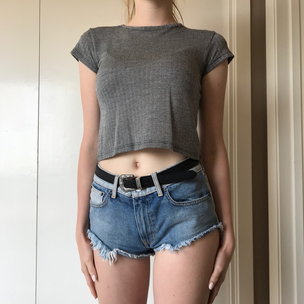John Galt Cropped T Shirt